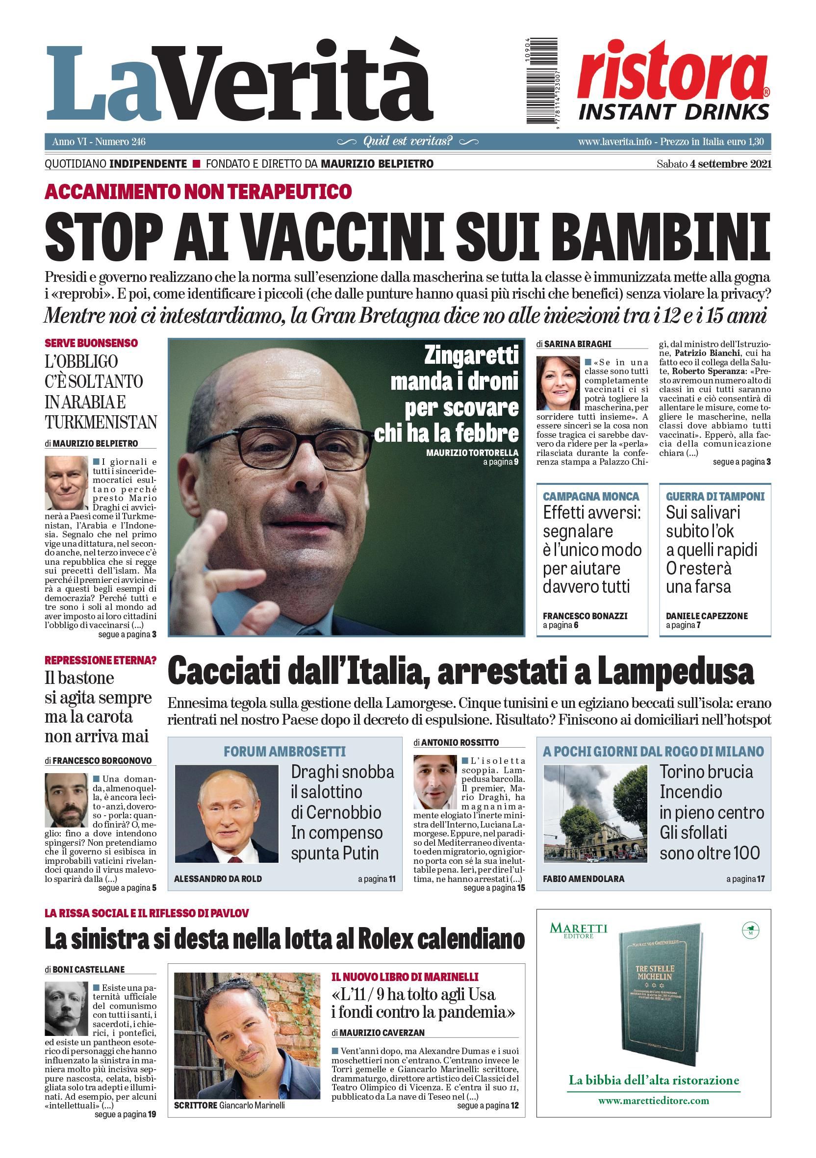 Oggi in edicola