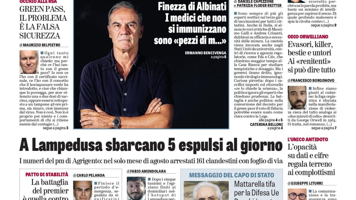 Oggi in edicola