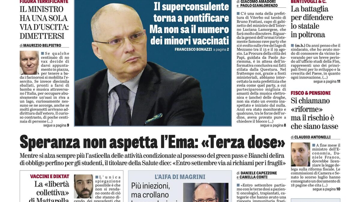 Oggi in edicola