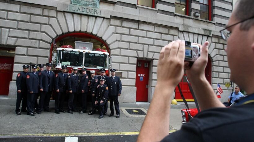 La caserma del Battalion 1, il primo ad intervenire l'11/9 (Getty Images)