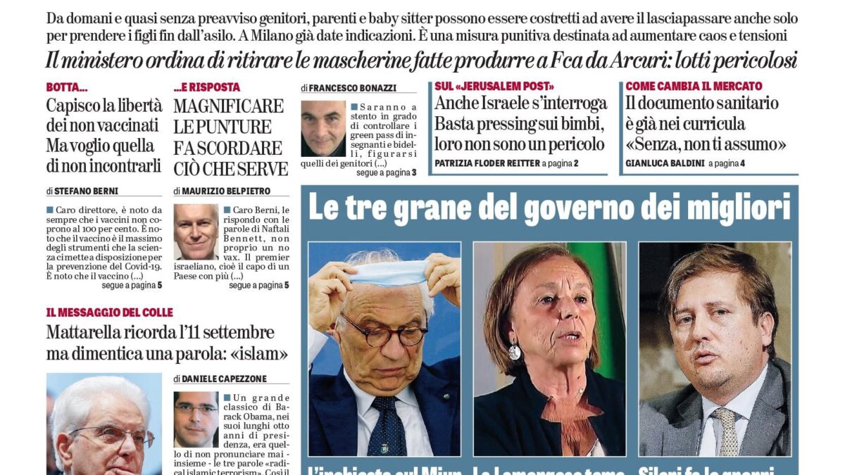 Oggi in edicola