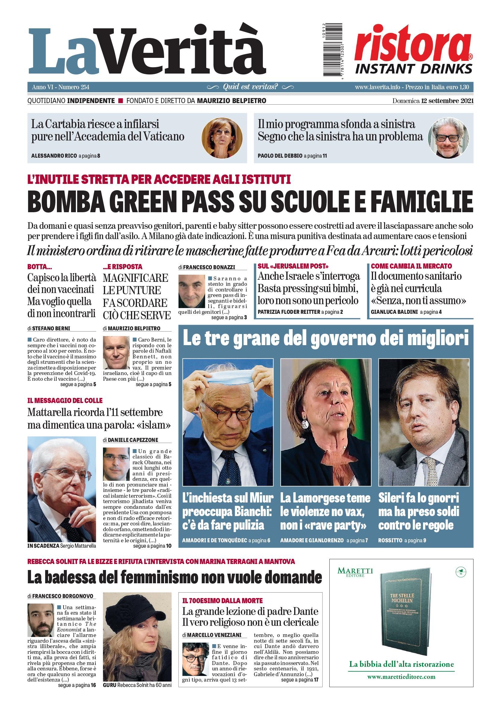 Oggi in edicola