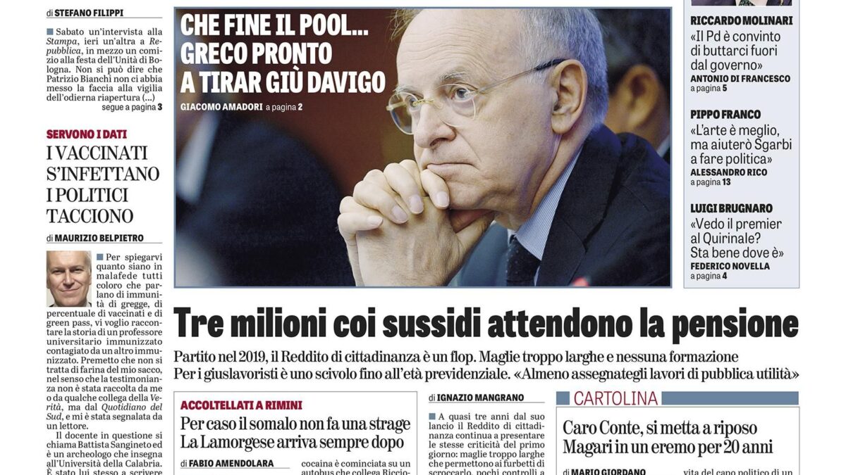 Oggi in edicola