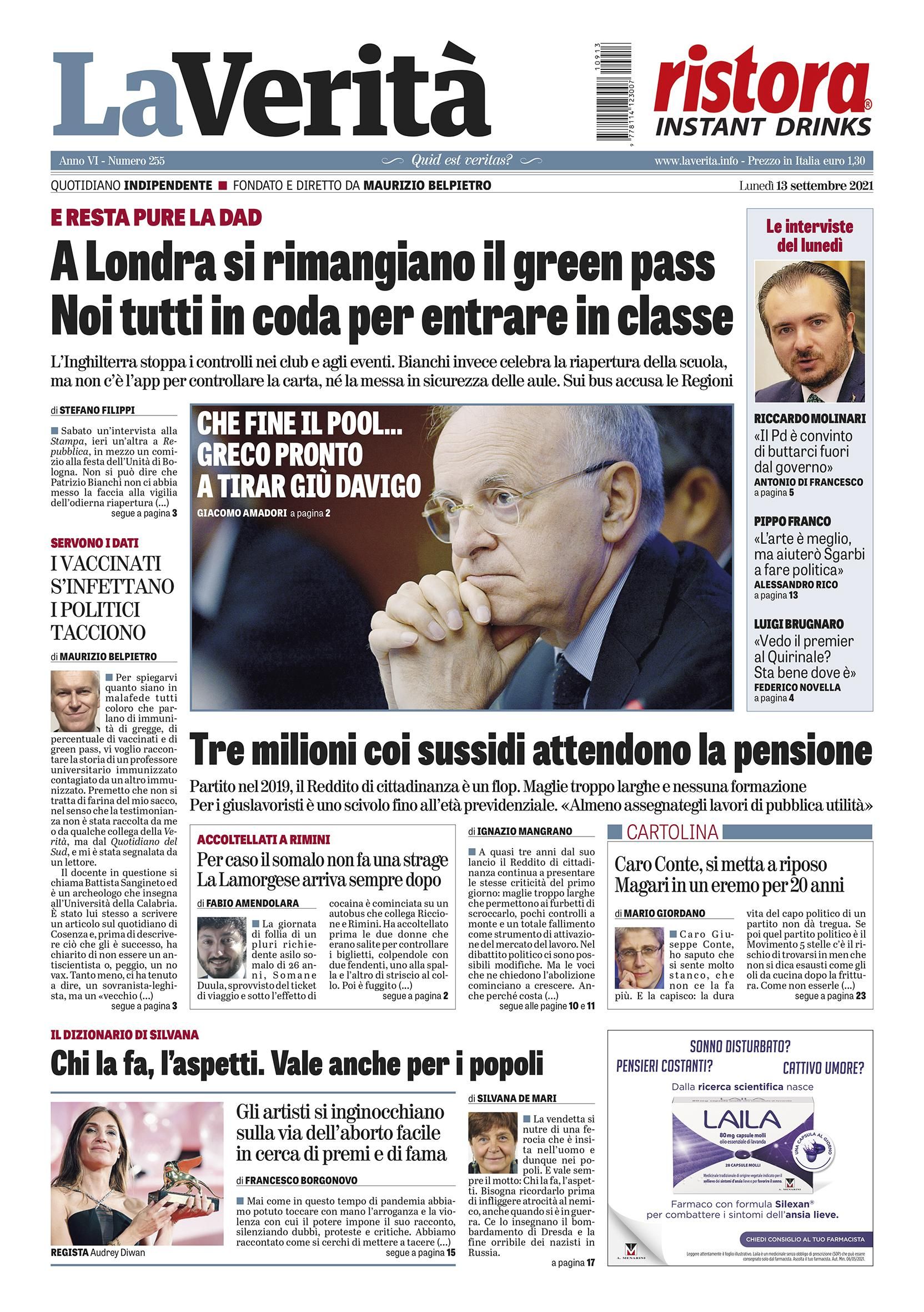 Oggi in edicola