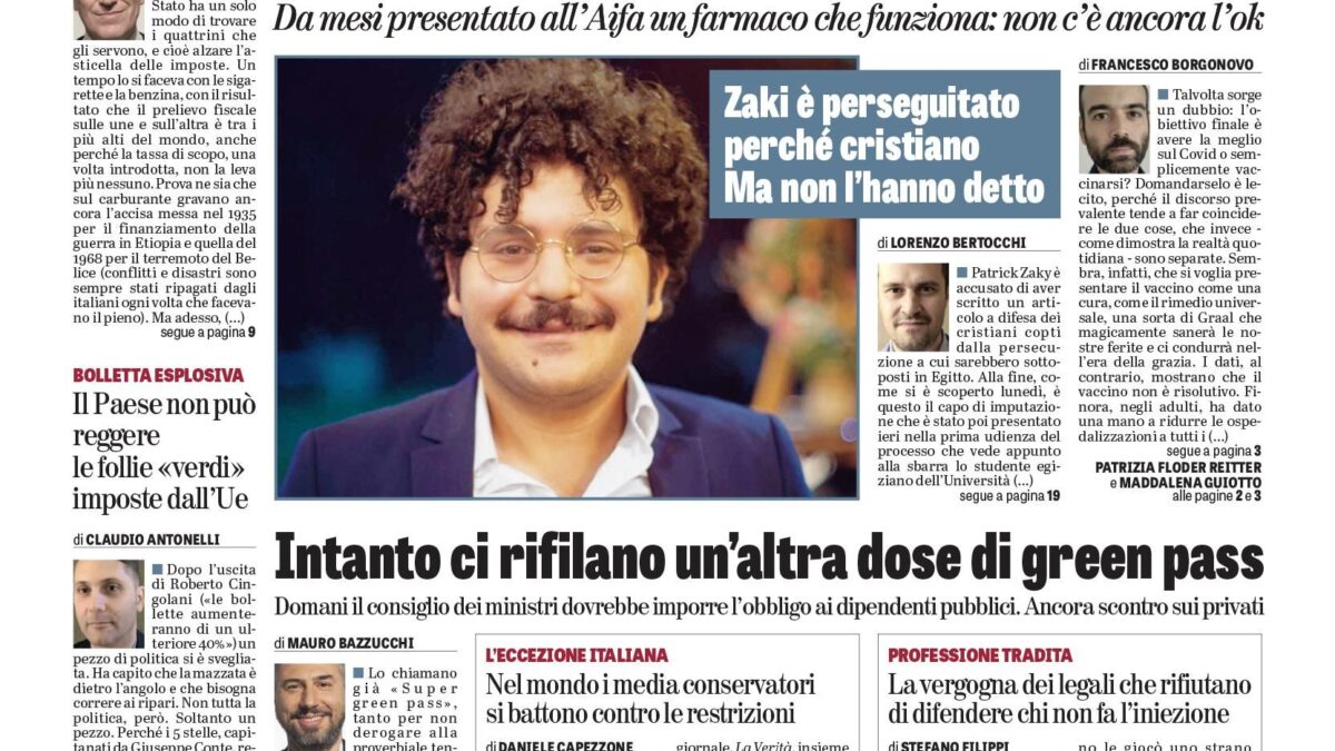 Oggi in edicola