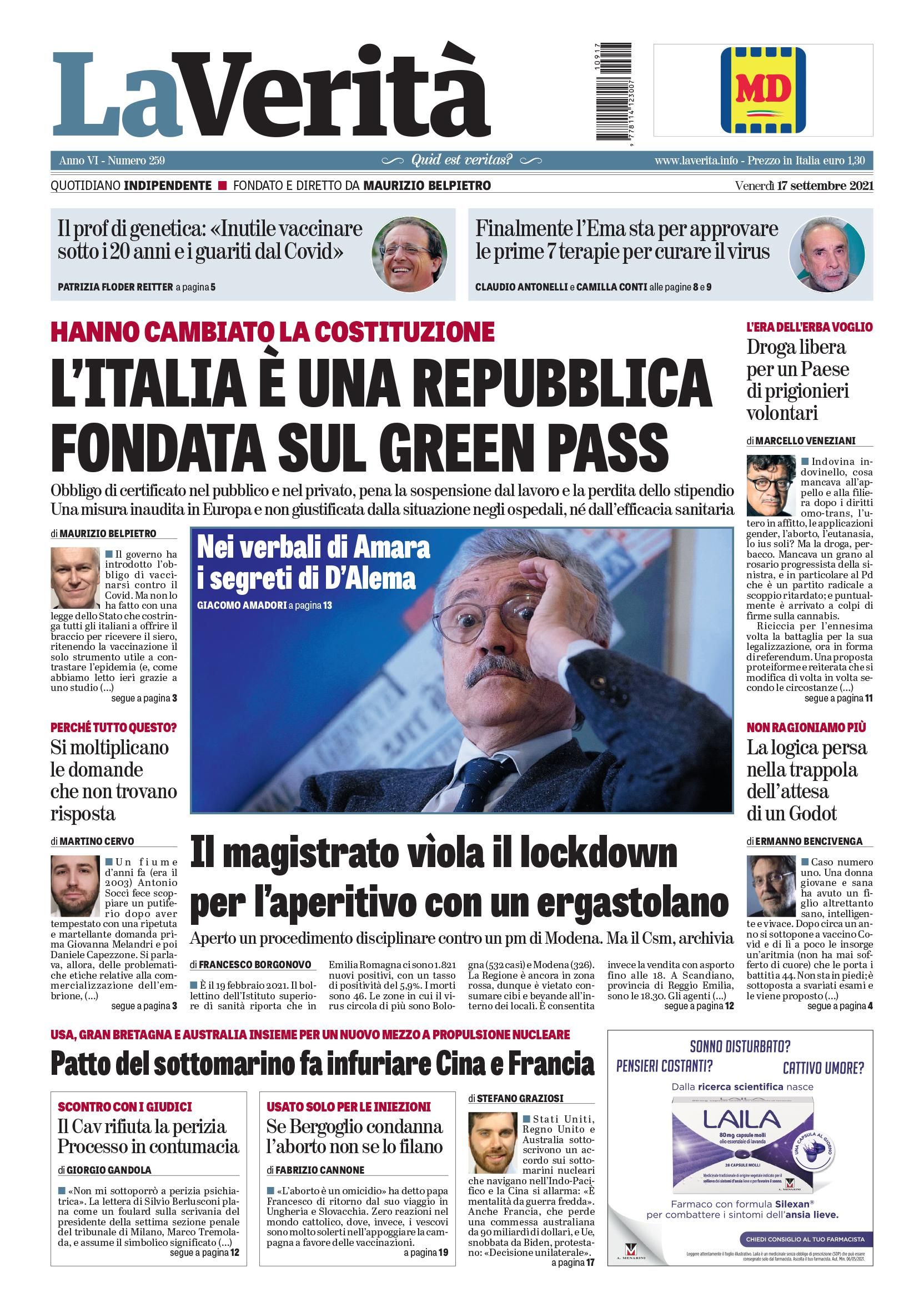 Oggi in edicola