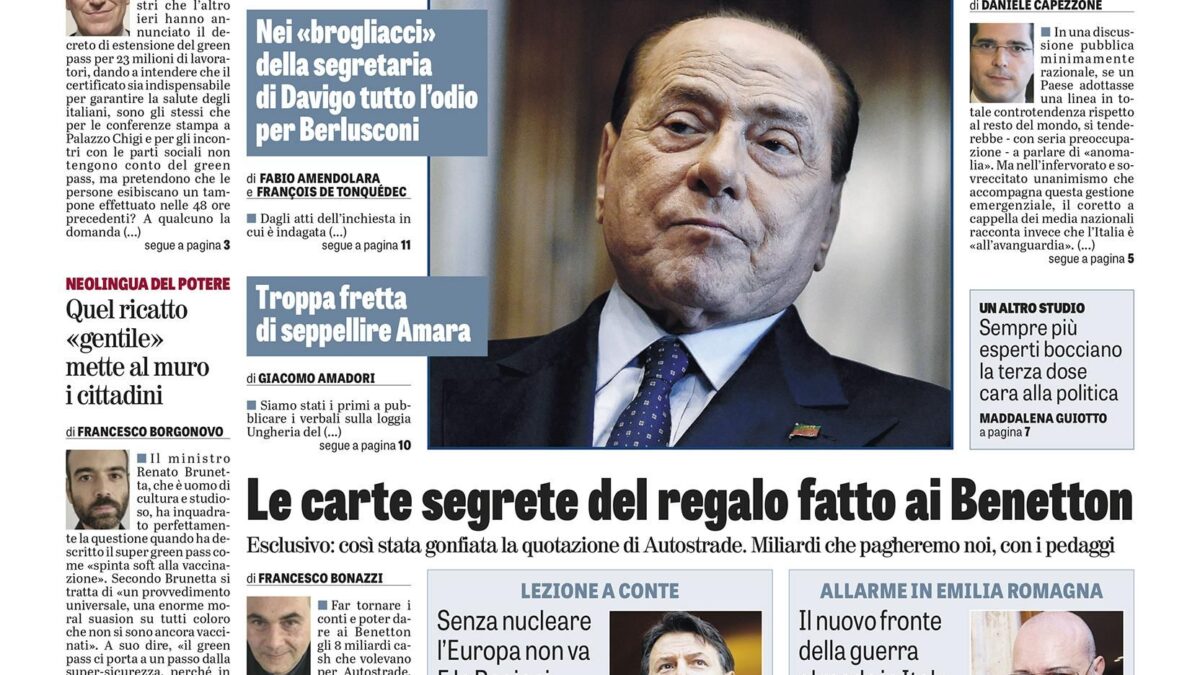 Oggi in edicola
