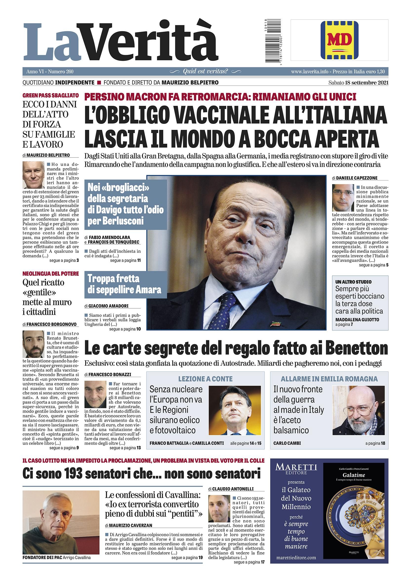 Oggi in edicola