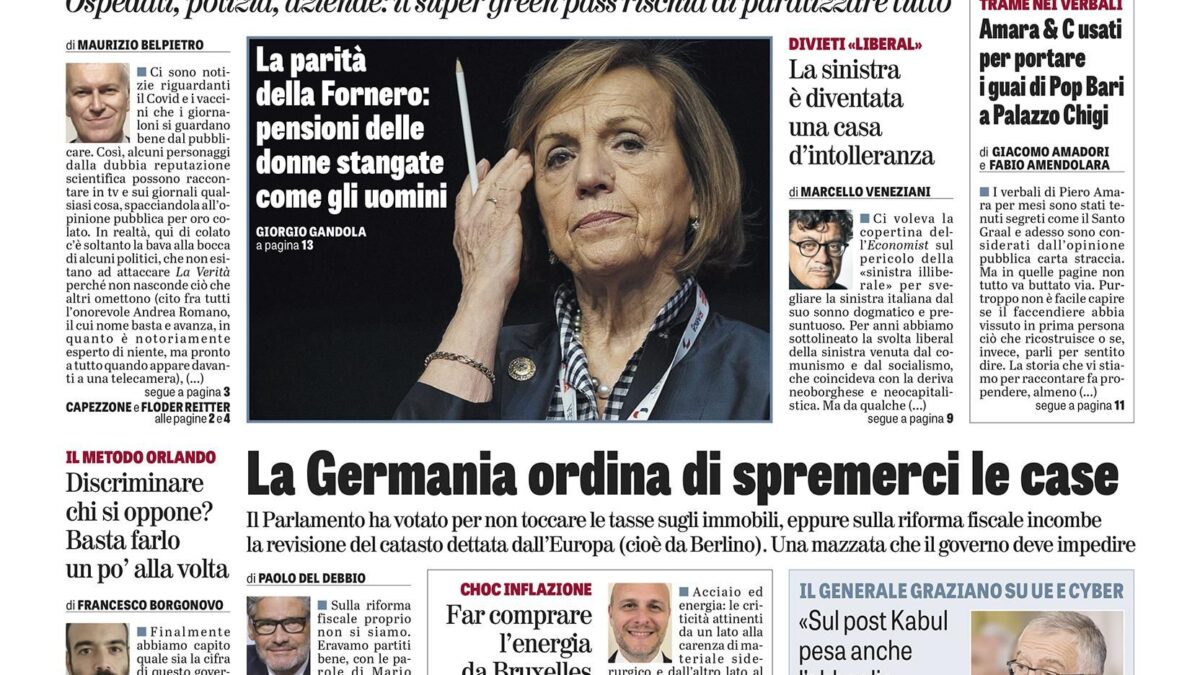 Oggi in edicola