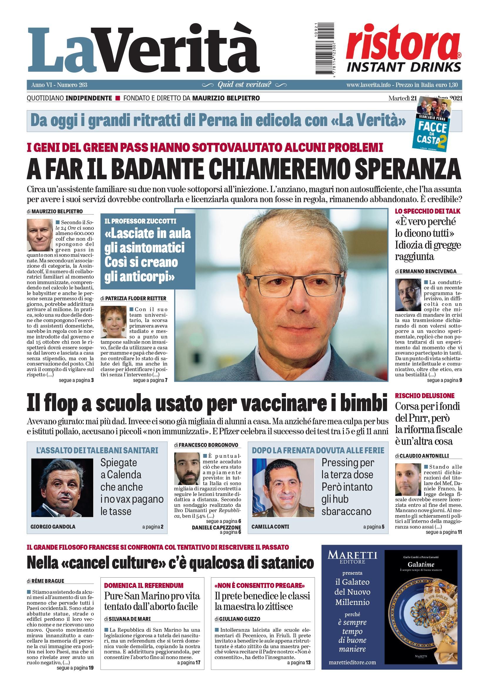 Oggi in edicola