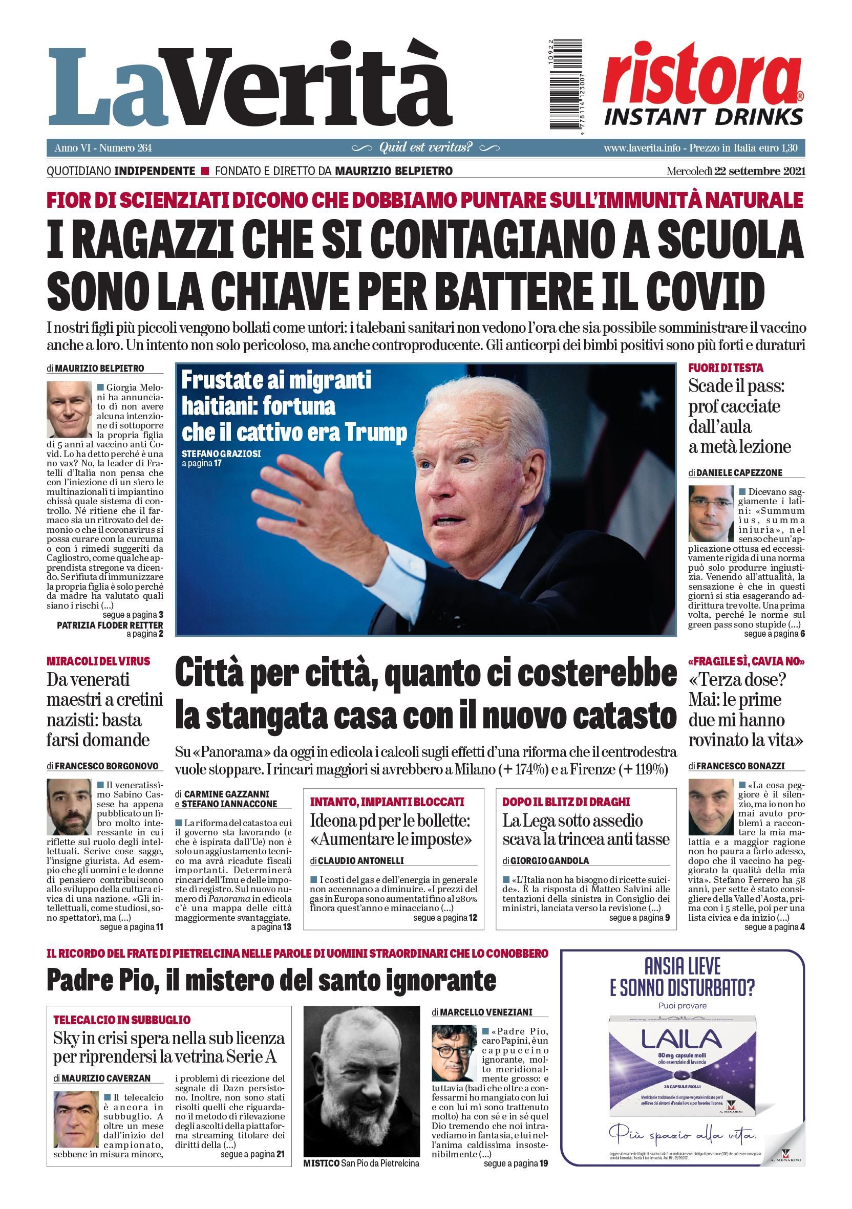 Oggi in edicola