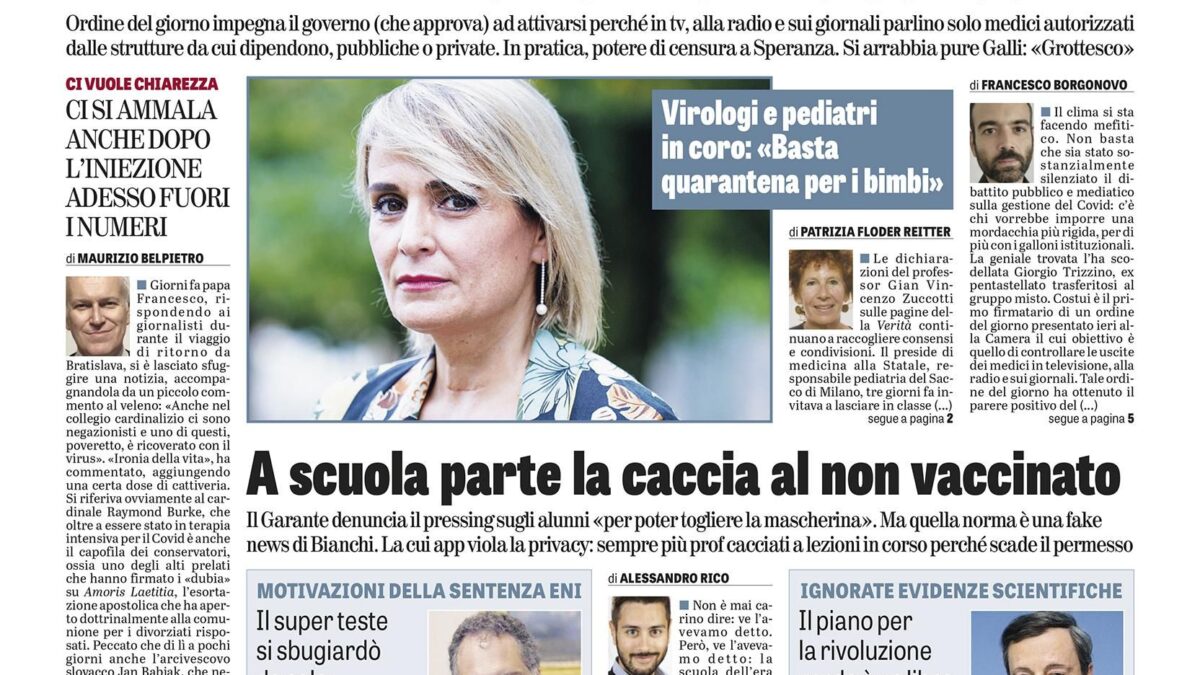 Oggi in edicola