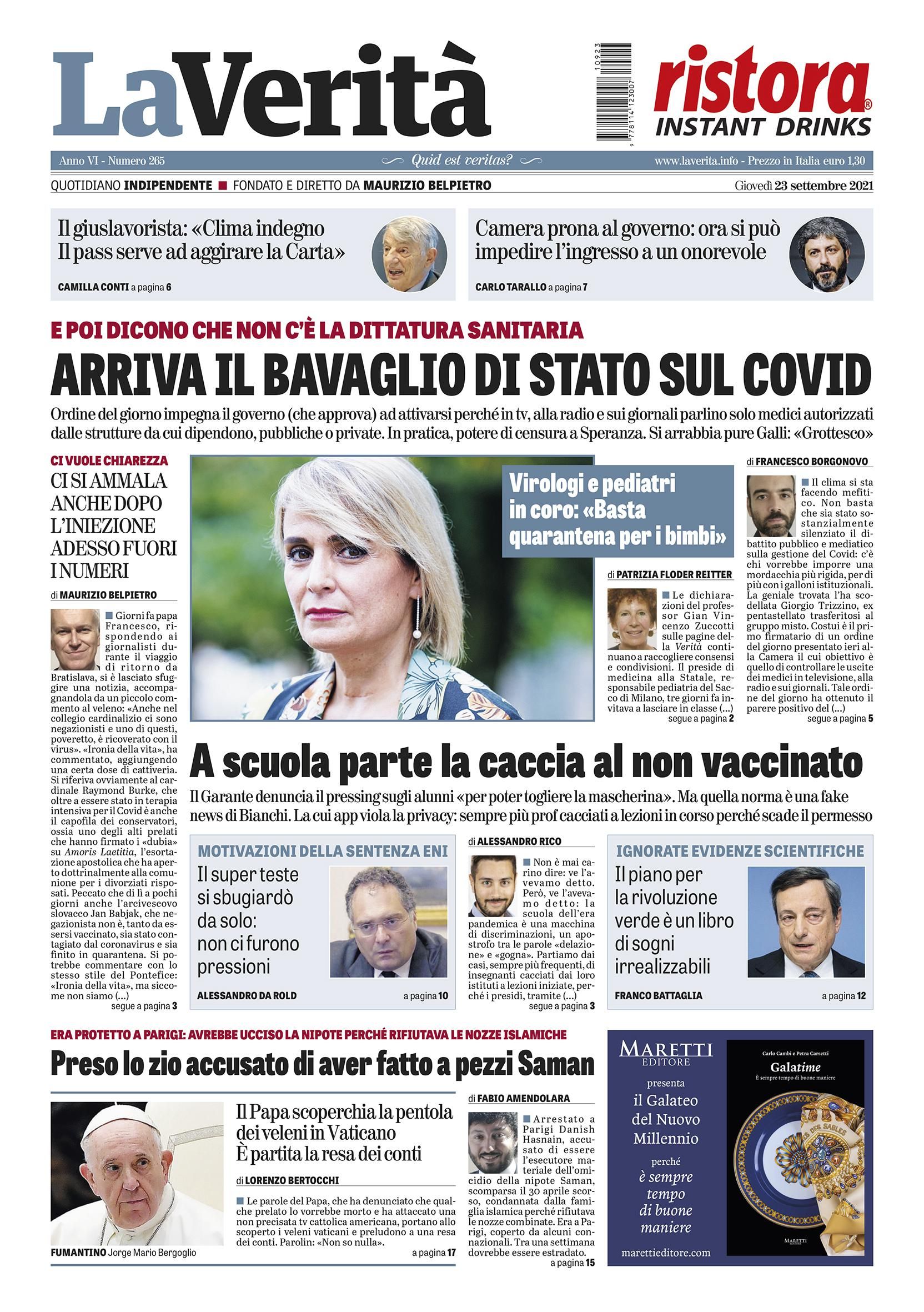Oggi in edicola