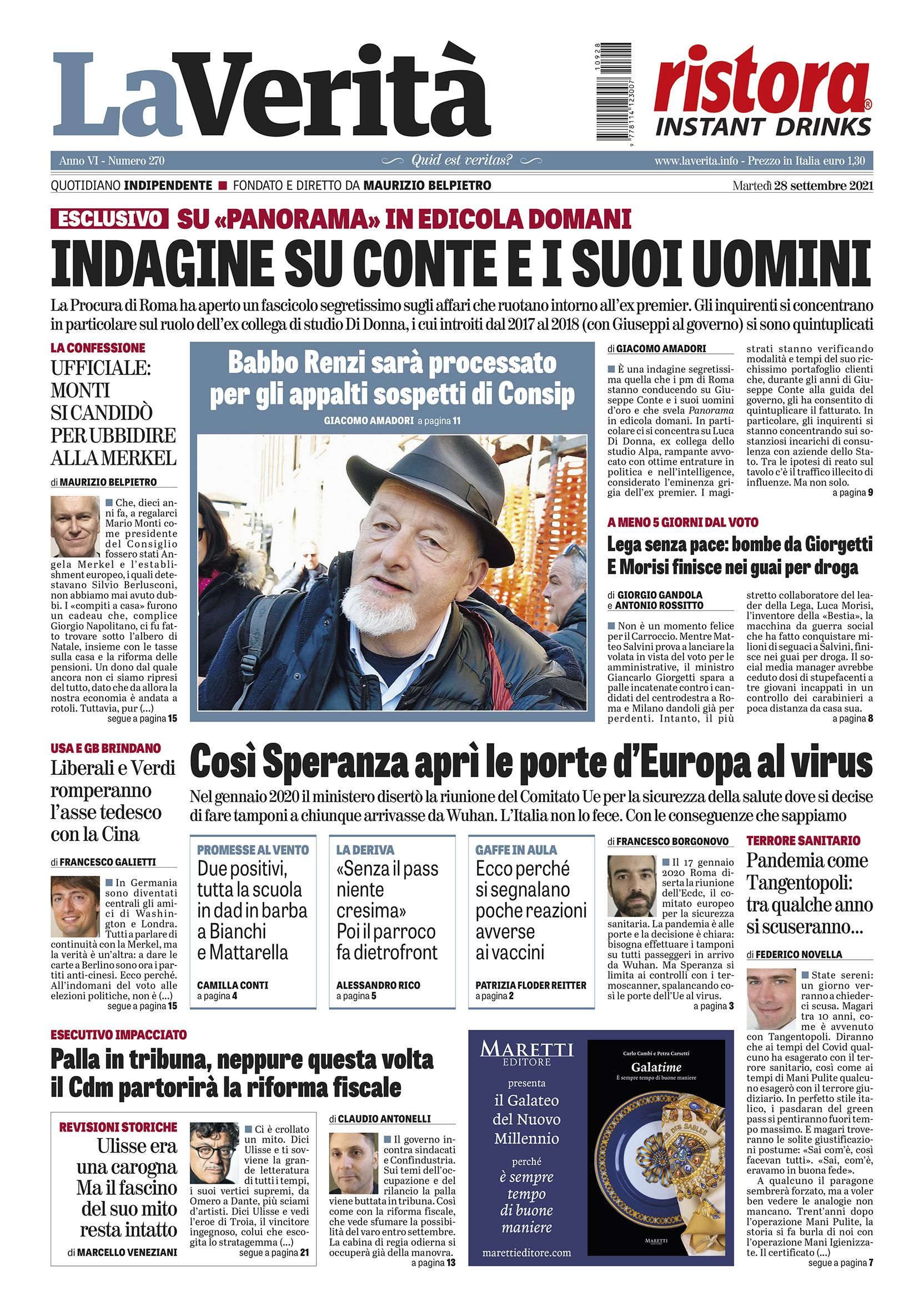 Oggi in edicola