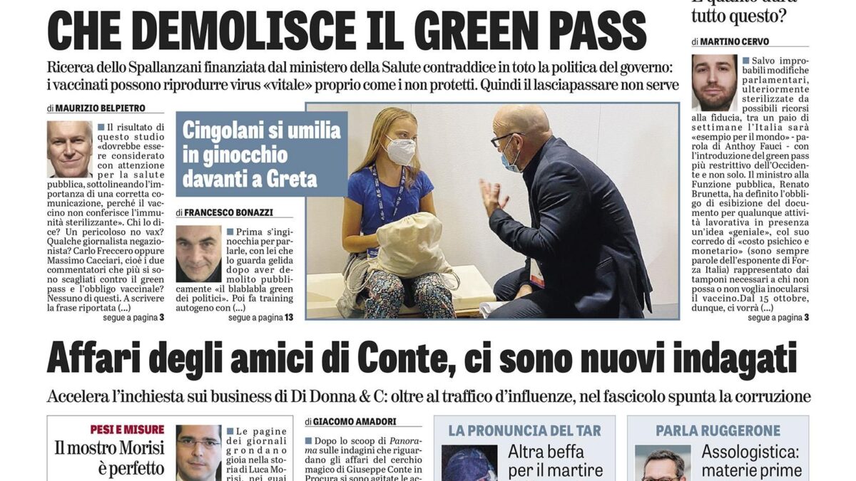 Oggi in edicola