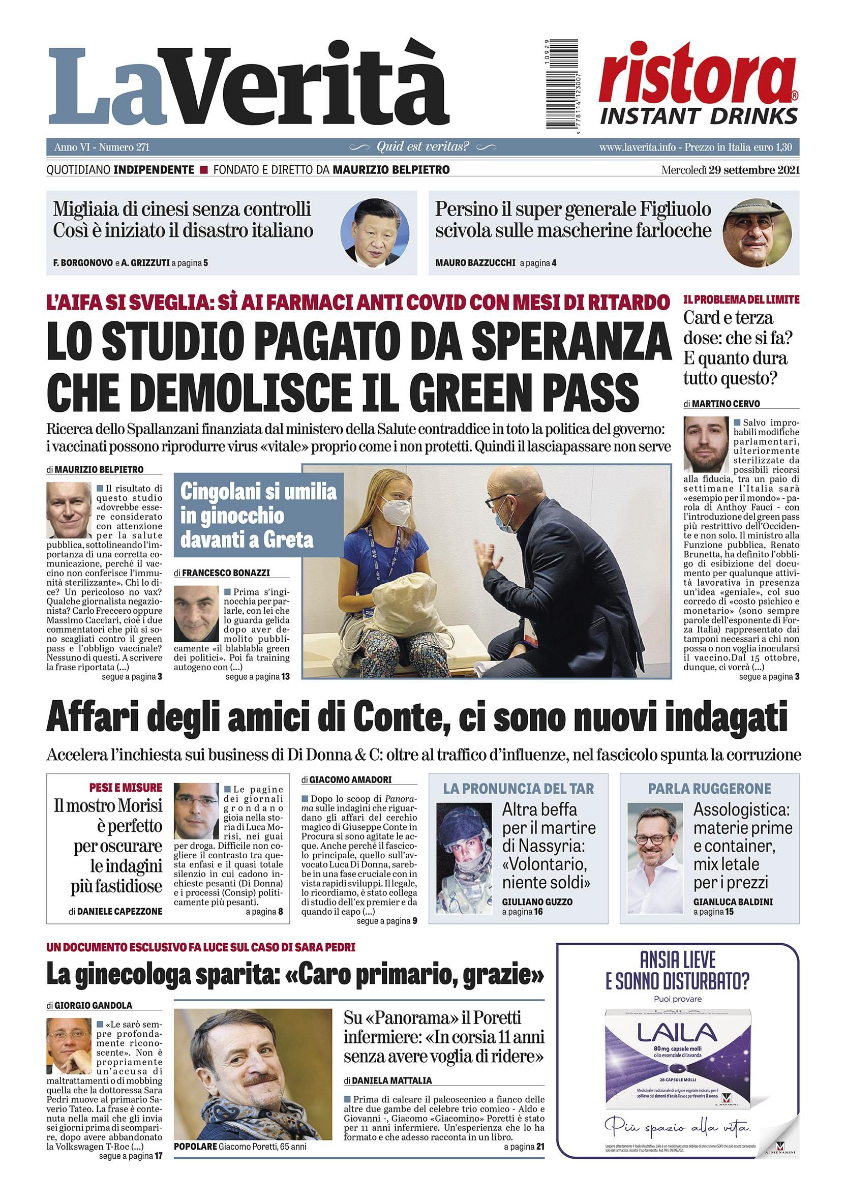 Oggi in edicola