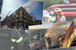 Incendio divora il centro di Torino. Mansarde esplose e 100 sfollati