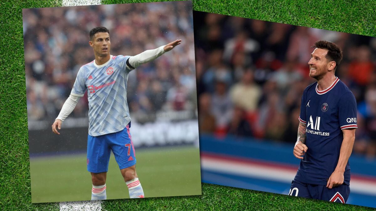 Quando si tratta di testa non c’è gara. Leo fa i capricci, Ronaldo soltanto gol