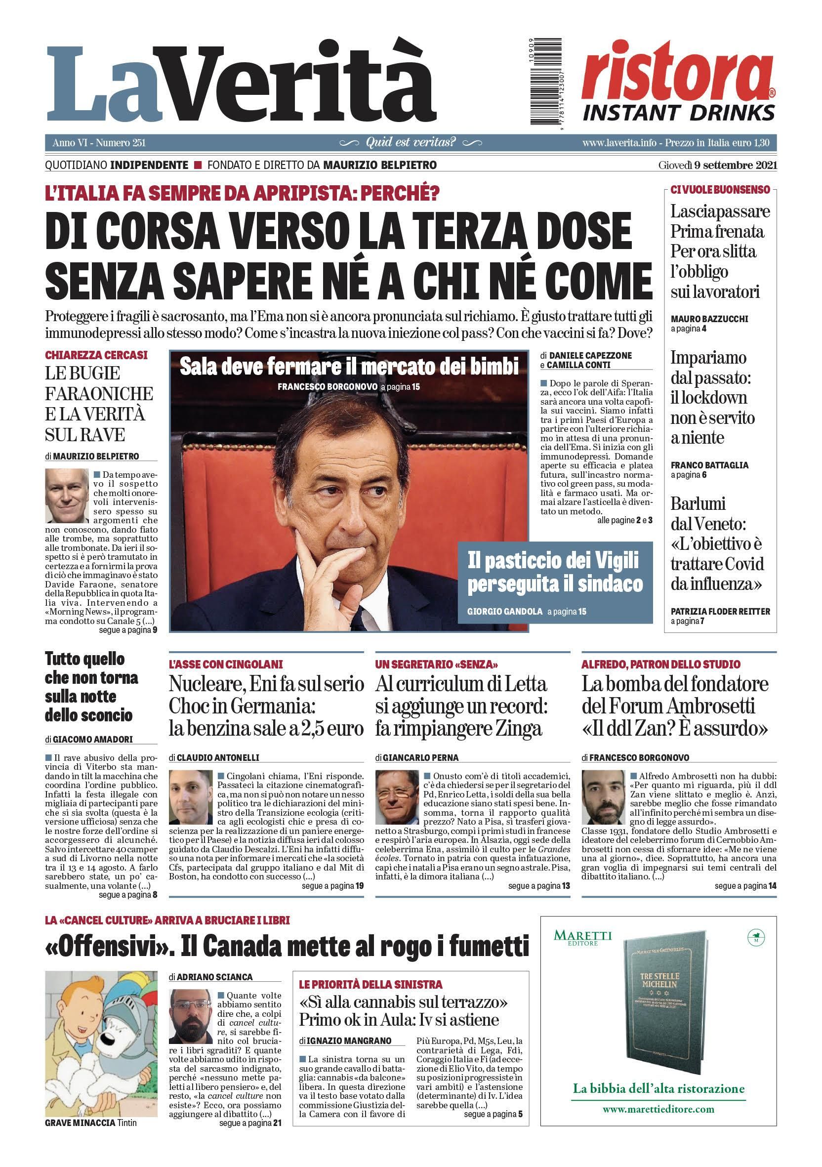Oggi in edicola