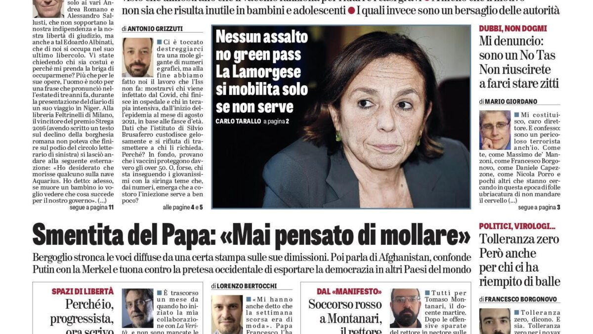 Oggi in edicola