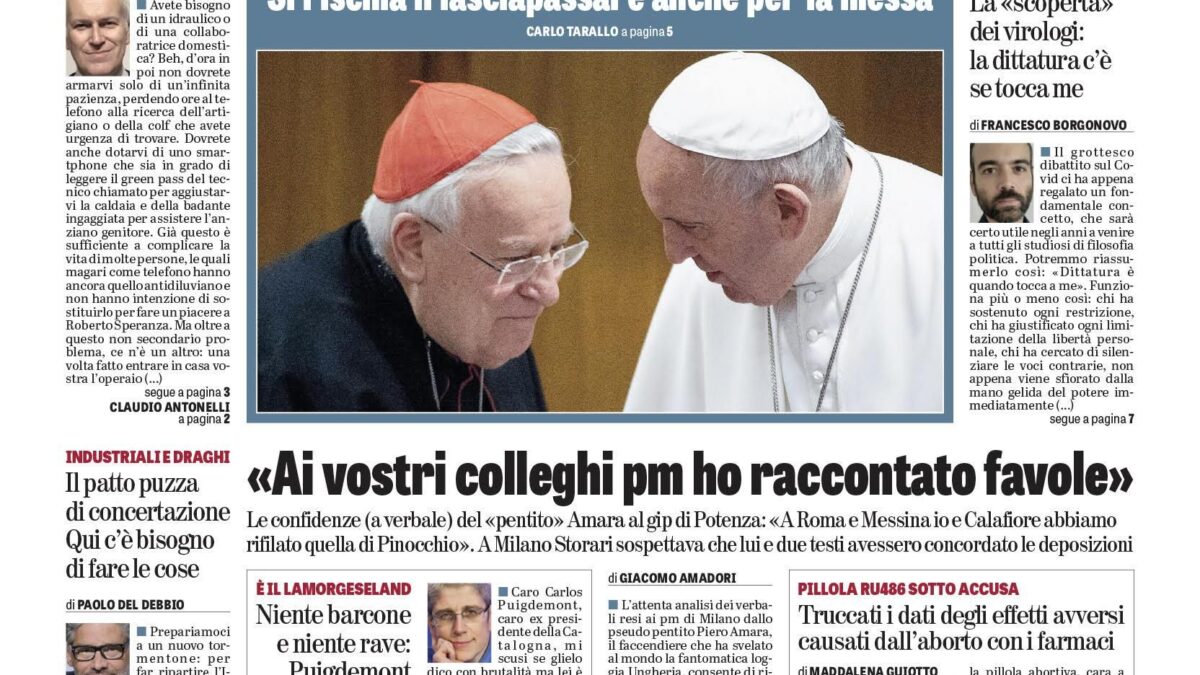 Oggi in edicola