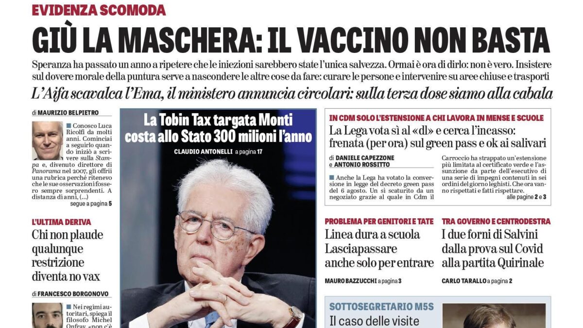 Oggi in edicola