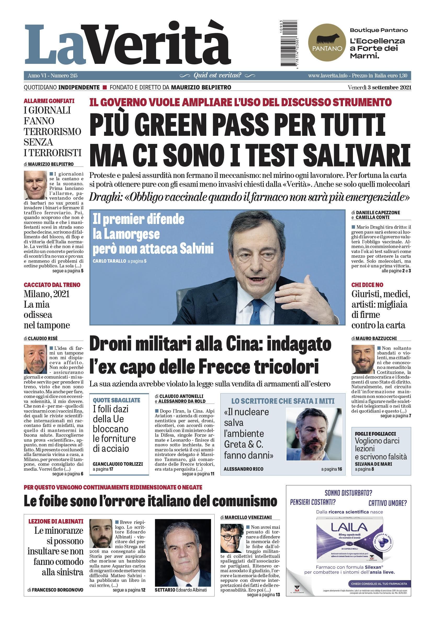 Oggi in edicola