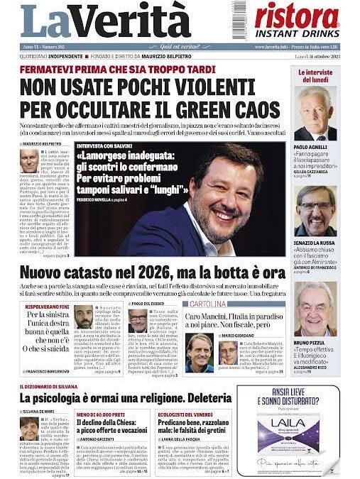 Oggi in edicola