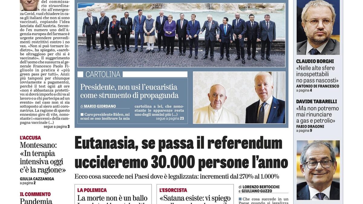 Oggi in edicola