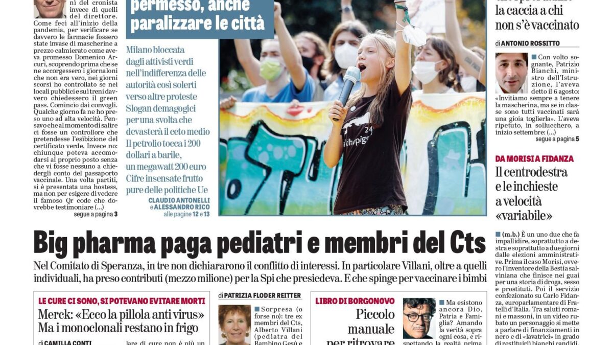 Oggi in edicola
