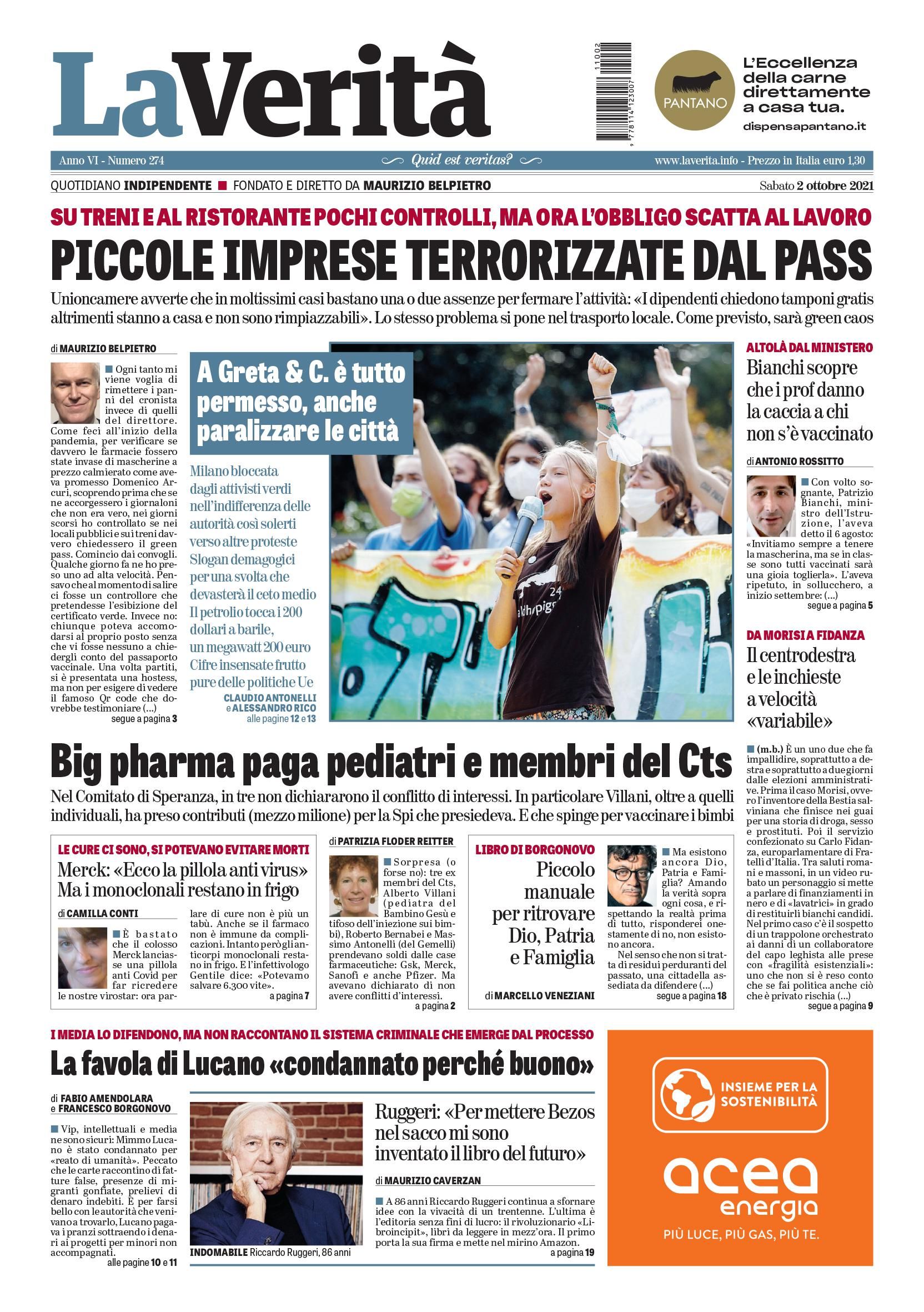 Oggi in edicola