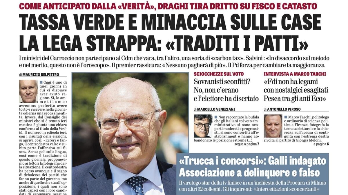 Oggi in edicola