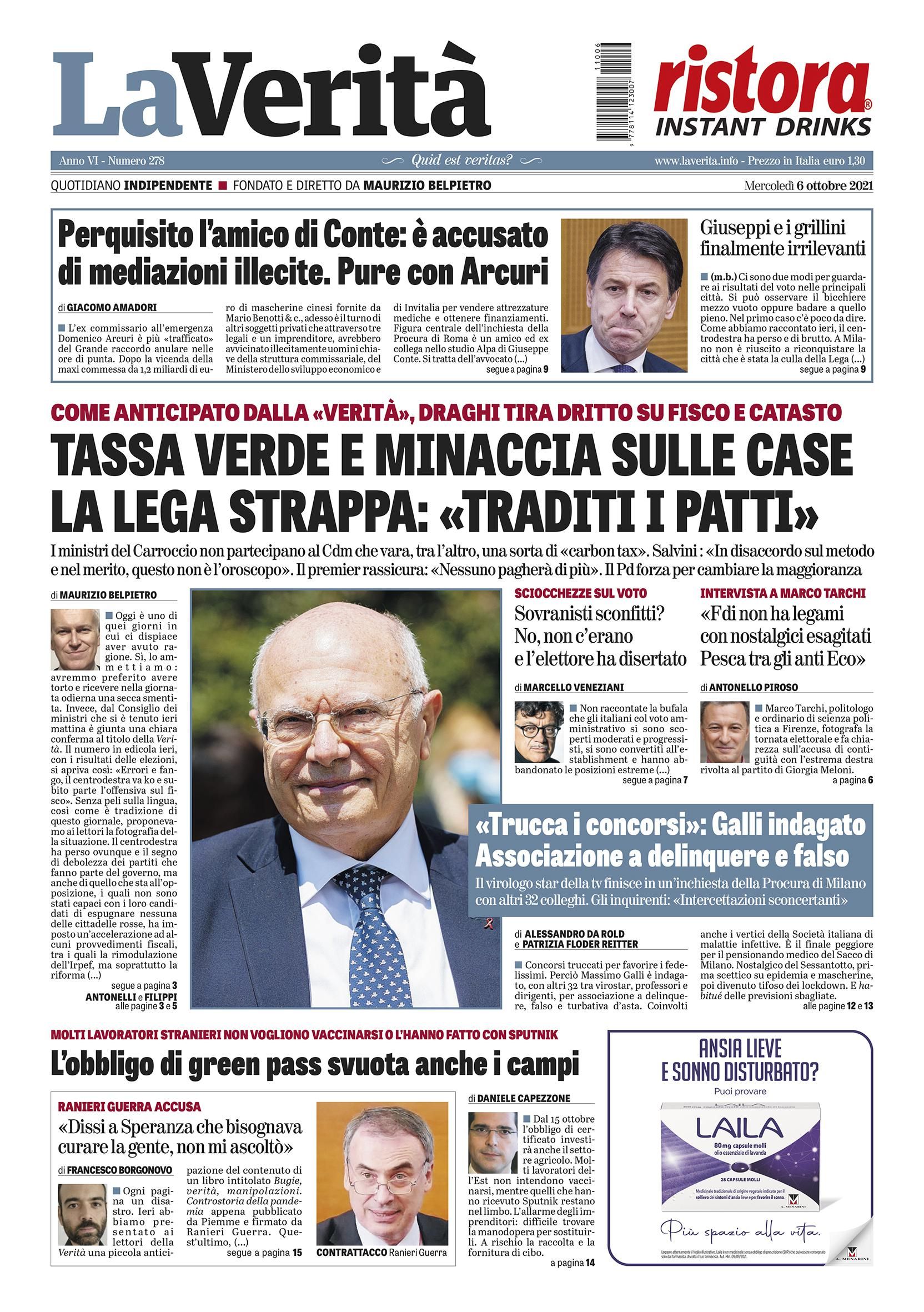Oggi in edicola