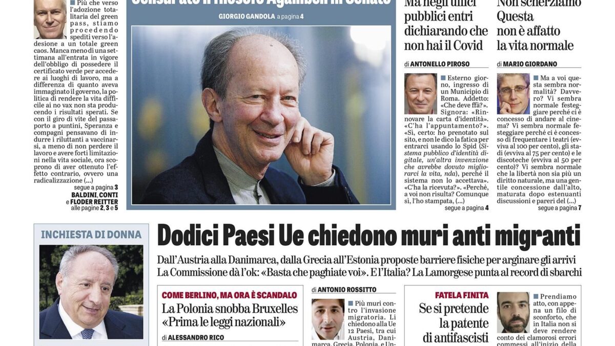 Oggi in edicola