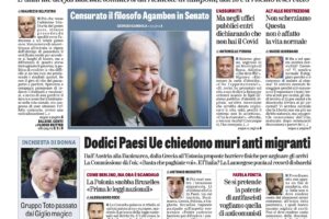 Oggi in edicola