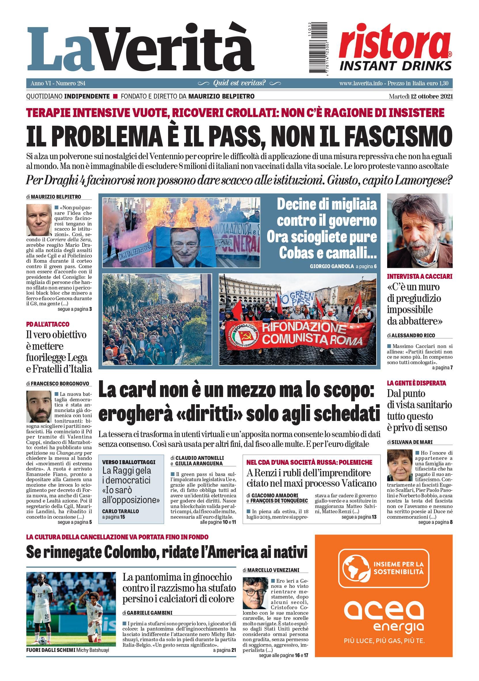 Oggi in edicola