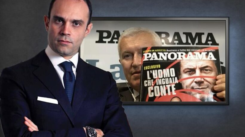 Di Donna in allarme per la copertina di «Panorama» in tv. «Distrusse le prove»