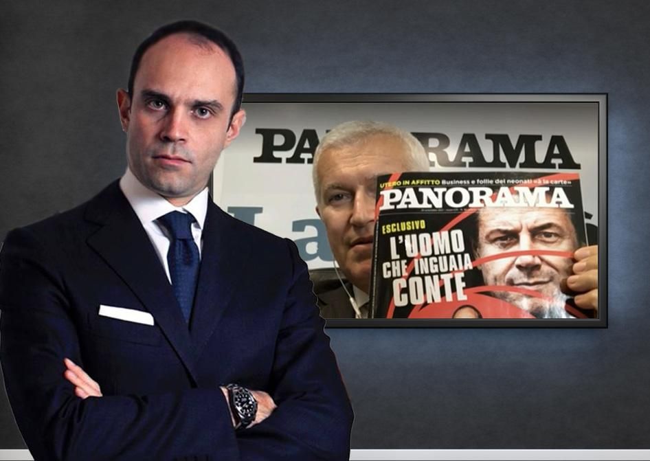 Di Donna in allarme per la copertina di «Panorama» in tv. «Distrusse le prove»