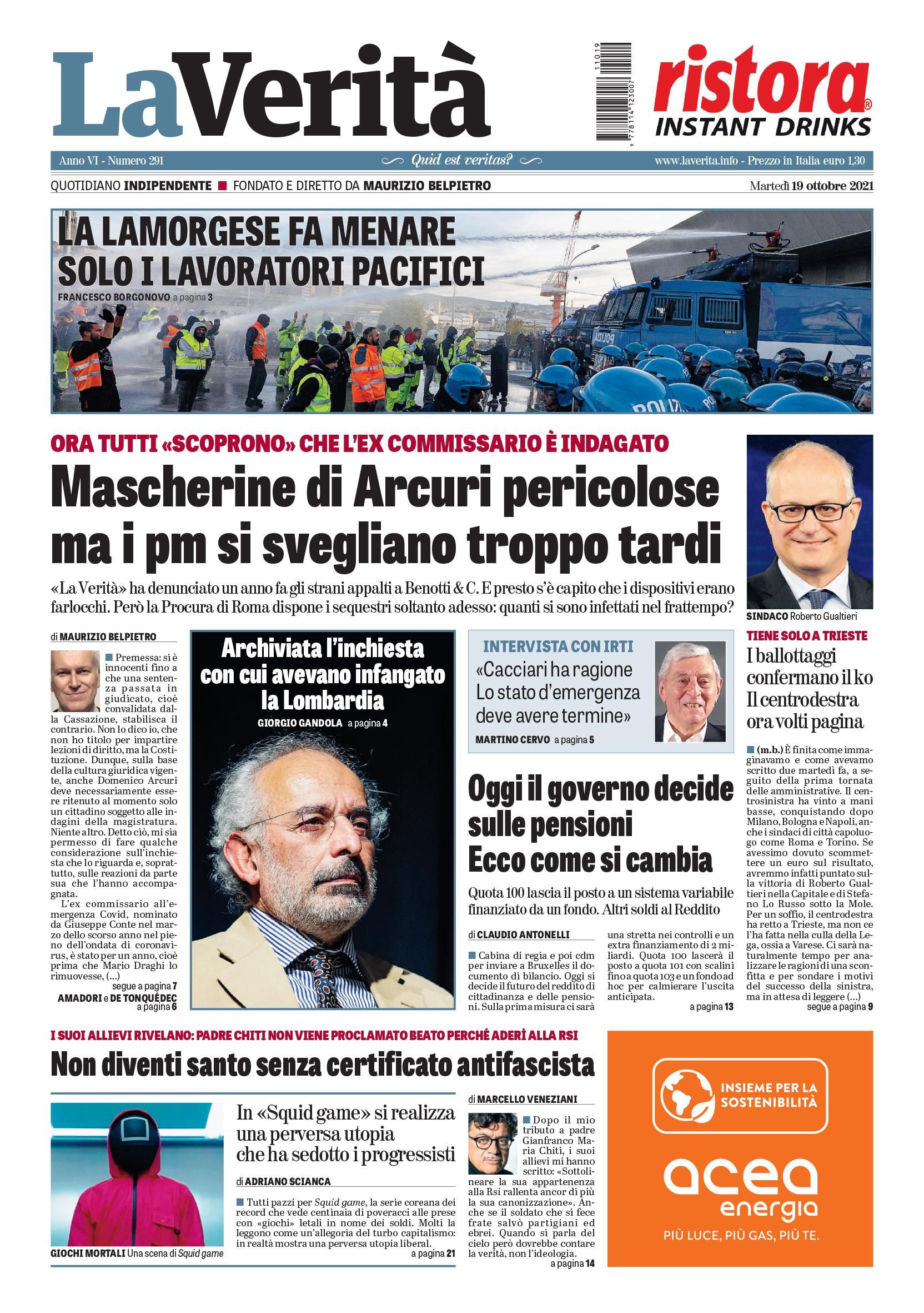 Oggi in edicola