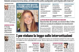 Oggi in edicola