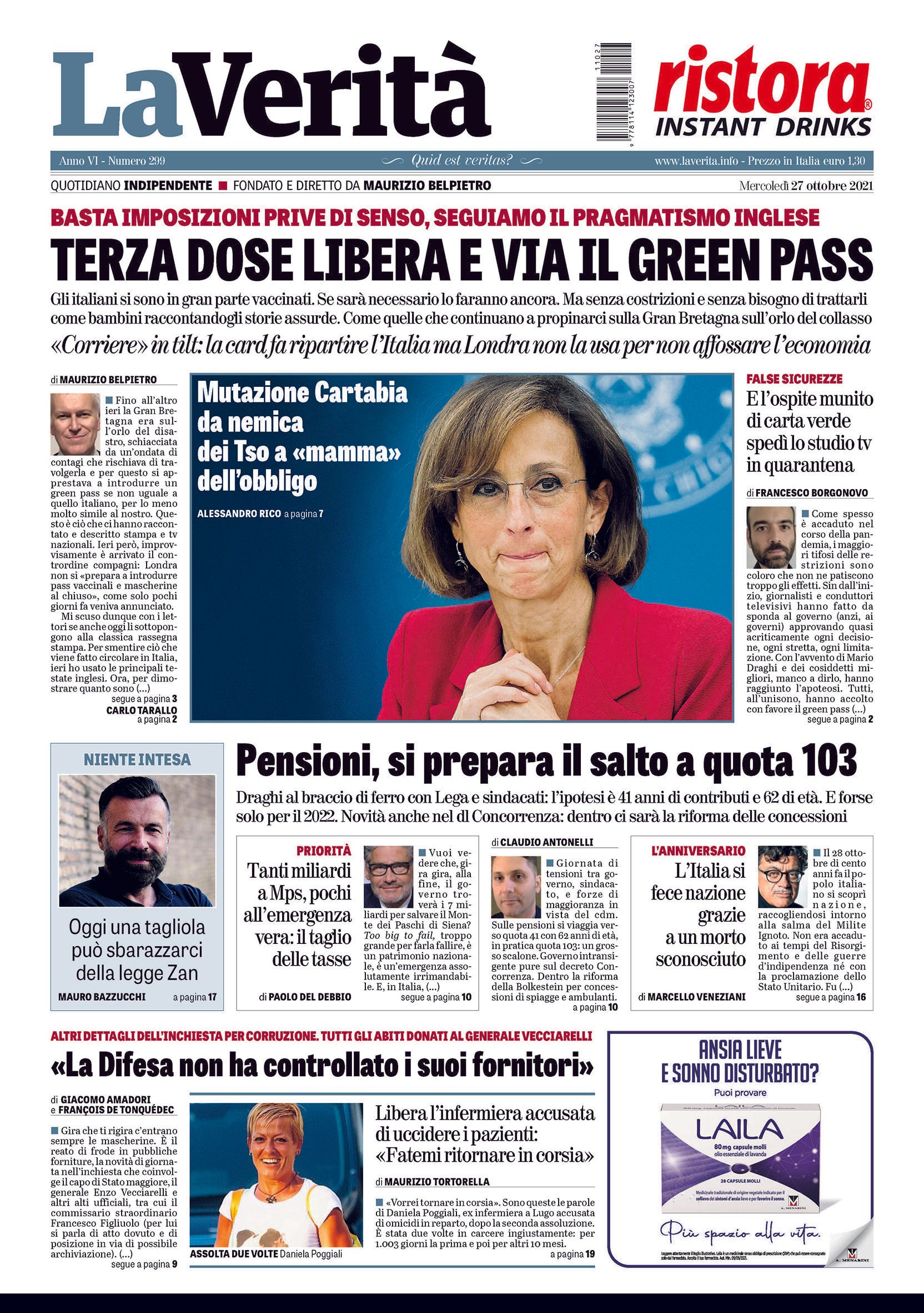 Oggi in edicola