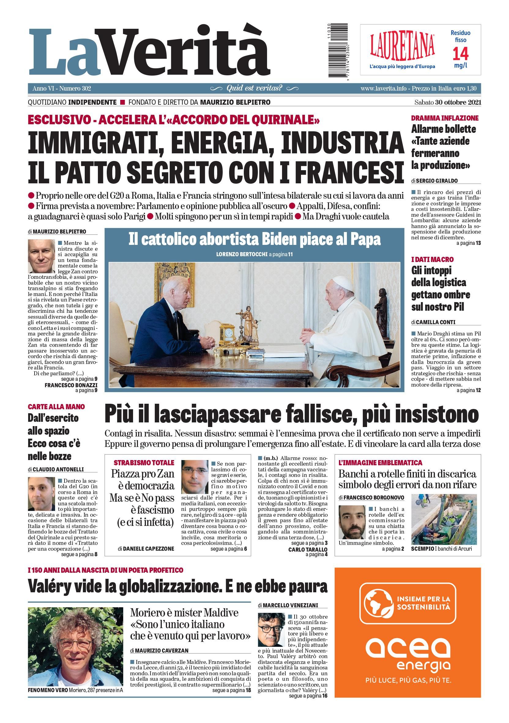 Oggi in edicola
