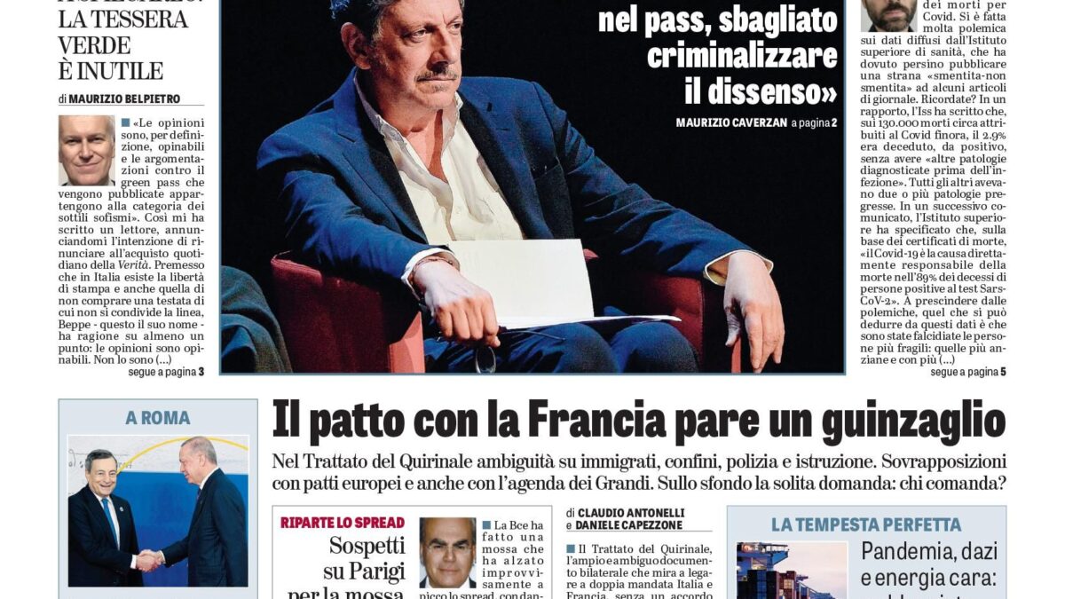 Oggi in edicola