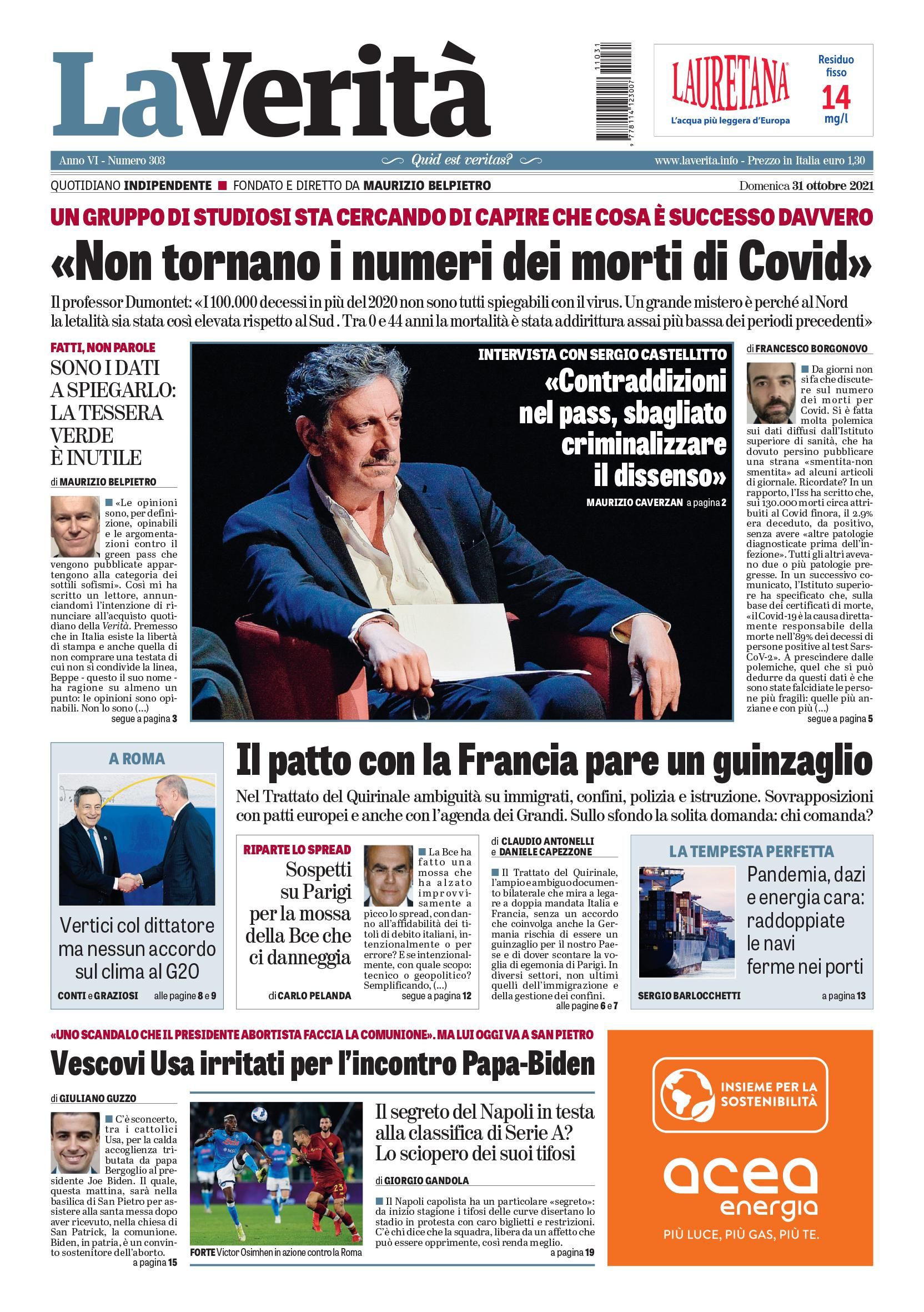 Oggi in edicola