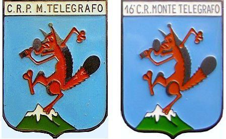 Lo stemma del 16° Crpm di Monte telegrafo (Bressanone)