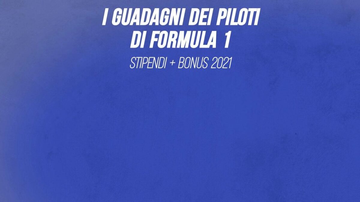 I guadagni dei piloti di F1