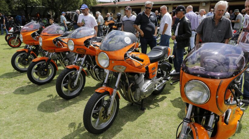 Laverda anni 70 ad un raduno in Australia (Ansa)