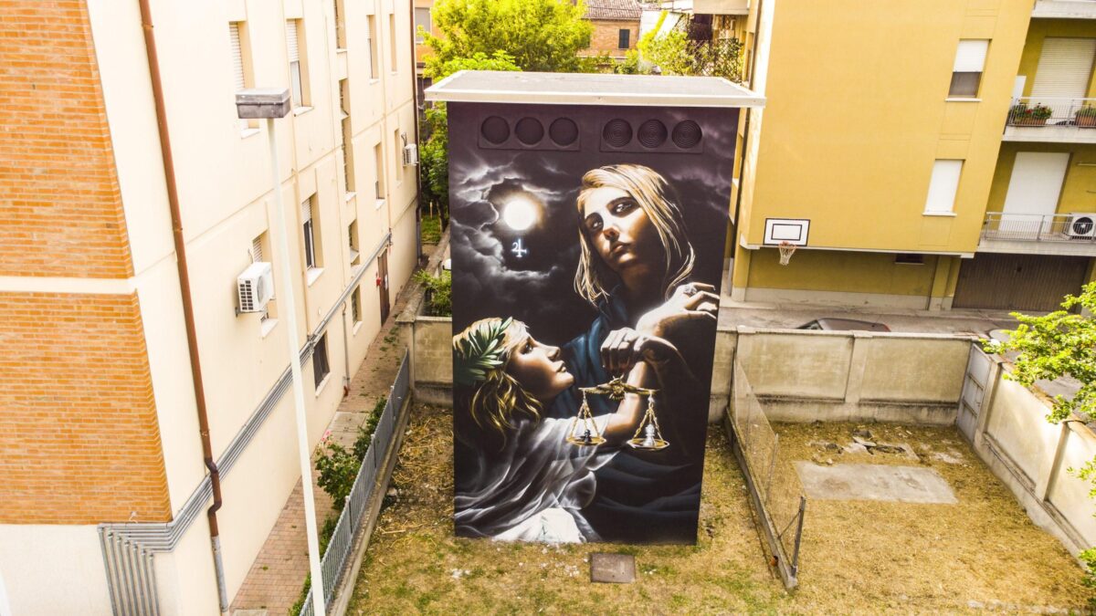 Il Paradiso di Dante sulle cabine di E-Distribuzione