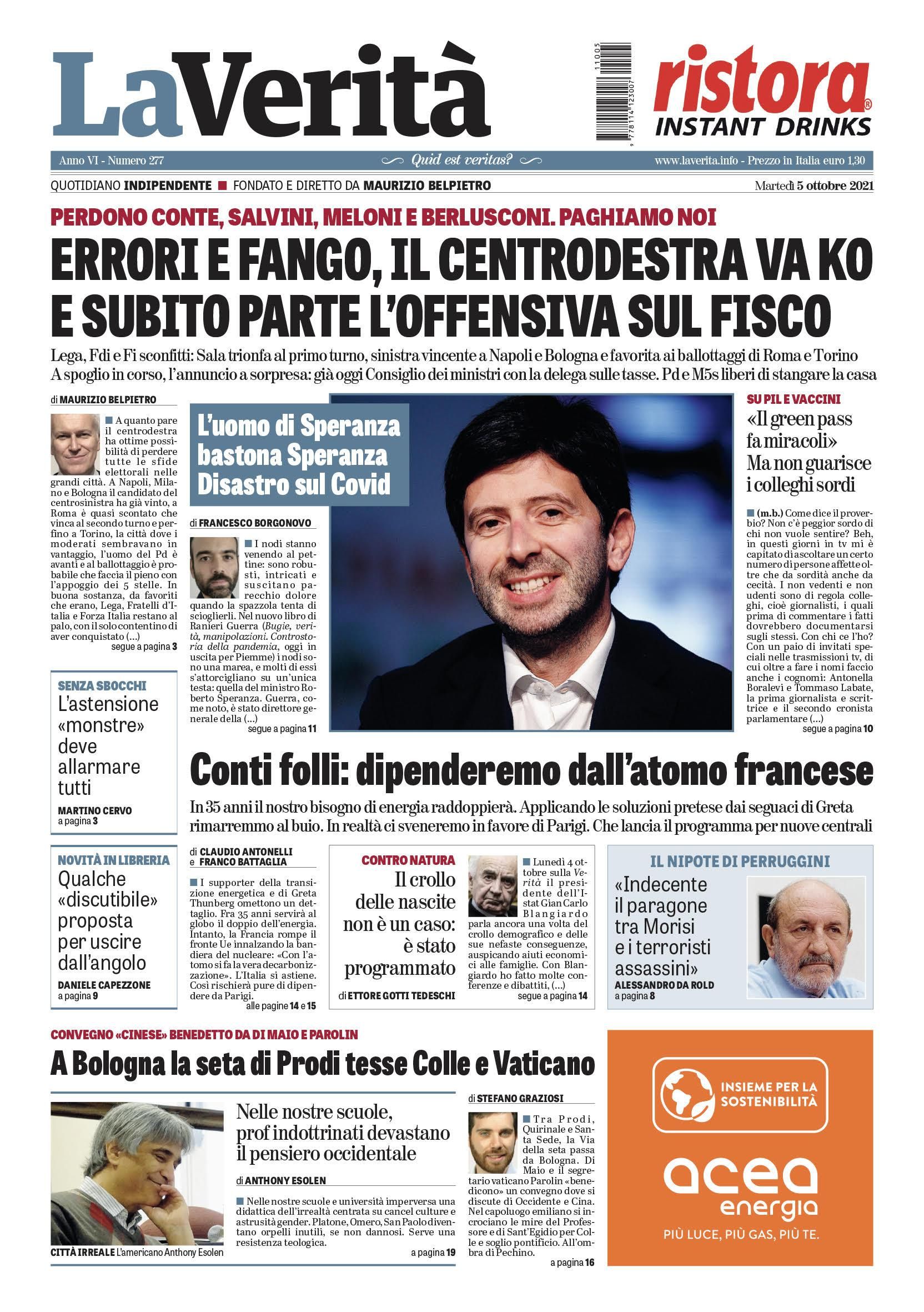 Oggi in edicola