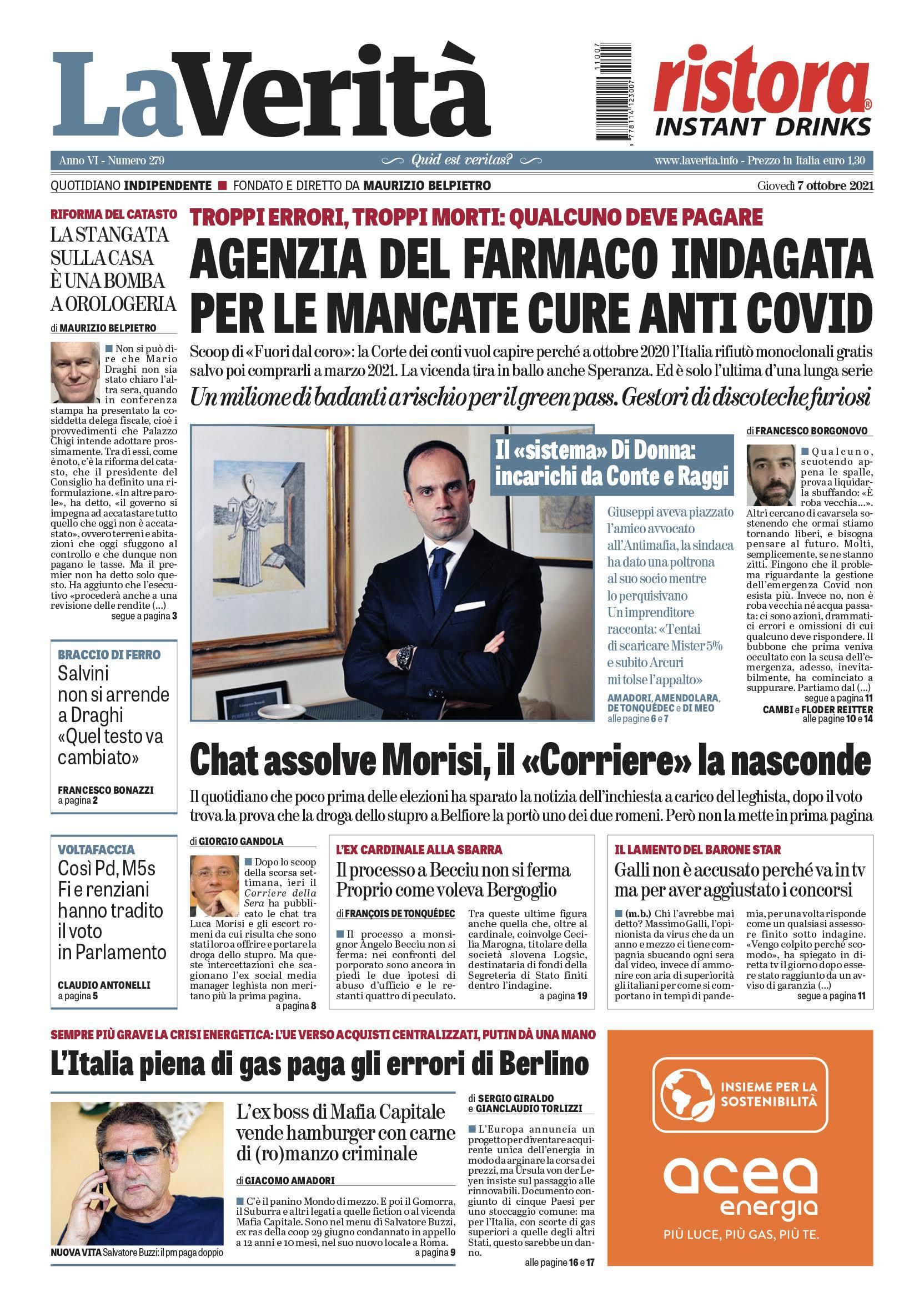 Oggi in edicola